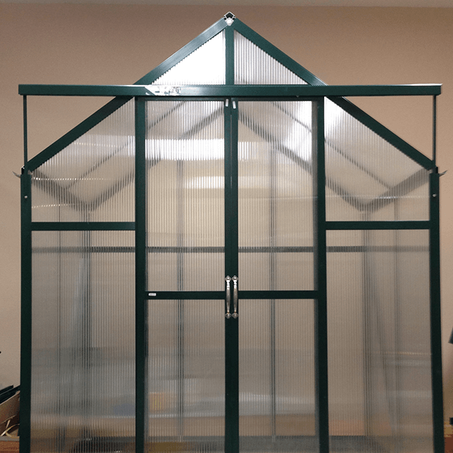 UV Protected Twin Wall Polycarbonate Sheet Green House Rdga0604-10mm