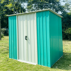 DIY Top Quality Pent Roof Style Steel Shed For Garden Tools RDS6X4-GS2
