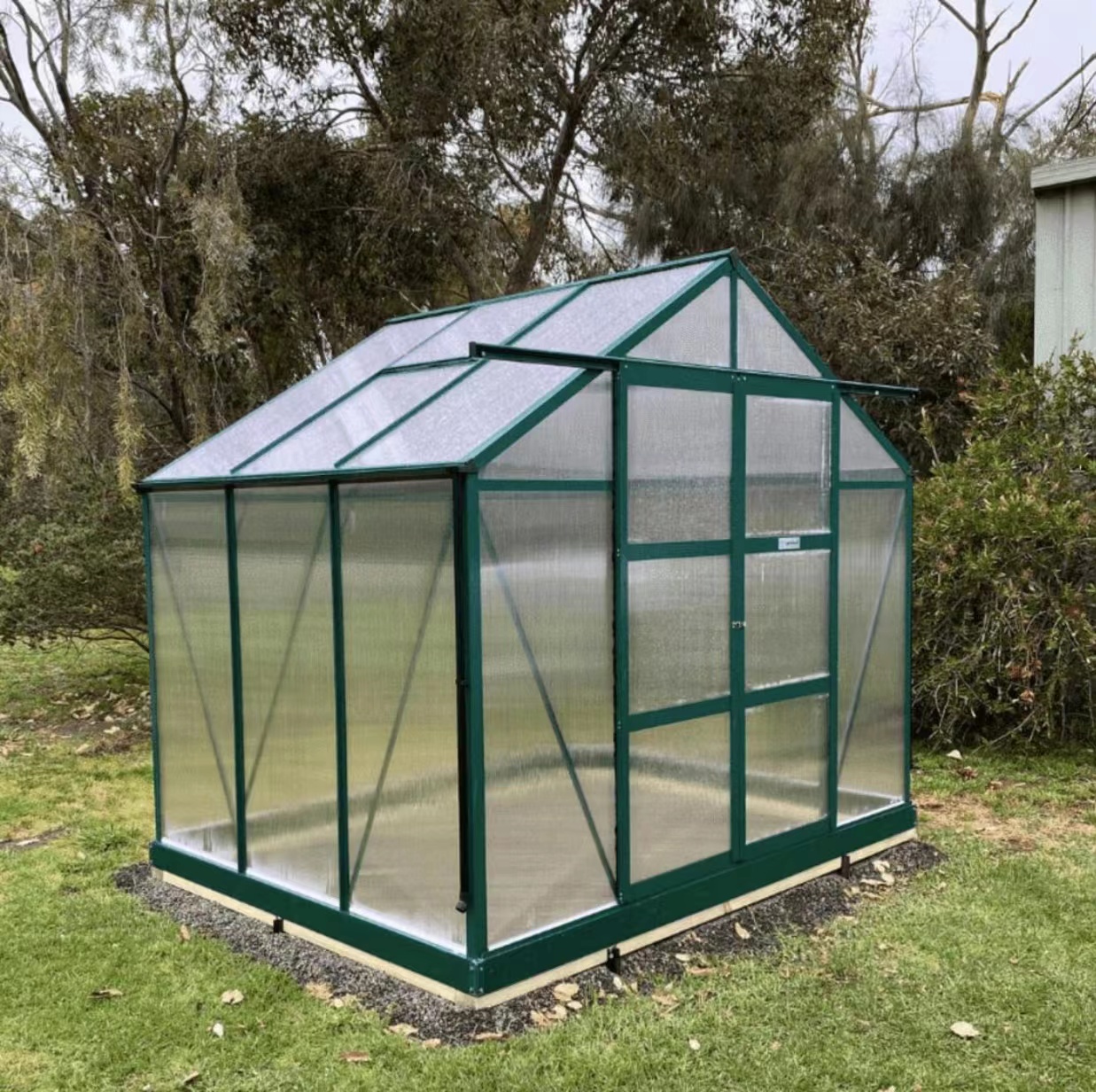 Heavy Durable Multi Span Polycarbonate Greenhouse with Agriculture Equipment RDGA1006-10mm
