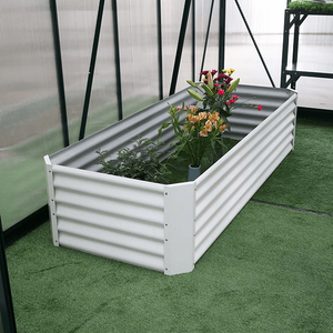 Fast Assembly Outdoor Steel Raised Garden Bed For Plant Growth (RDSG1408045-WO)