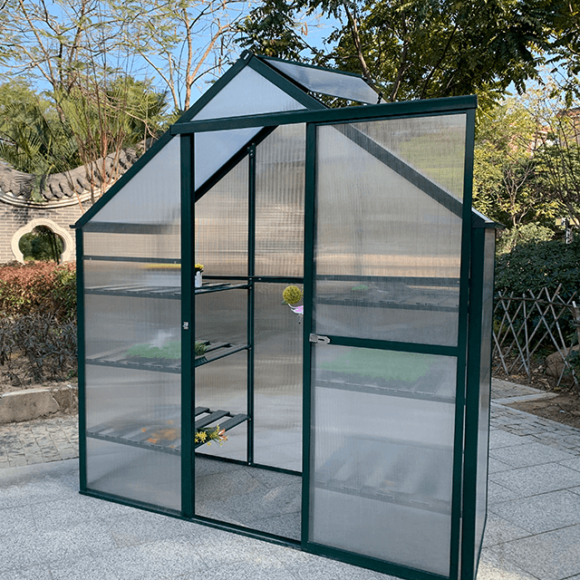 Aluminium Garden Greenhouse Small Garden Box (RDGA0602-6mm)
