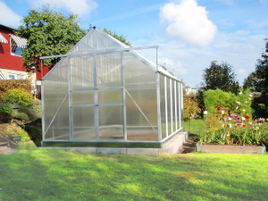 2022 New Design Garden Greenhouse Multi Span 6mm Polycarbonate Sheet Green House Aluminium Garden House for Vegetables (RDGS0818-6mm)