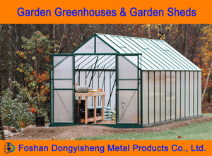 Tough Aluminium Frame Polycarbonate Sheet Greenhouse Rdga1014-10mm