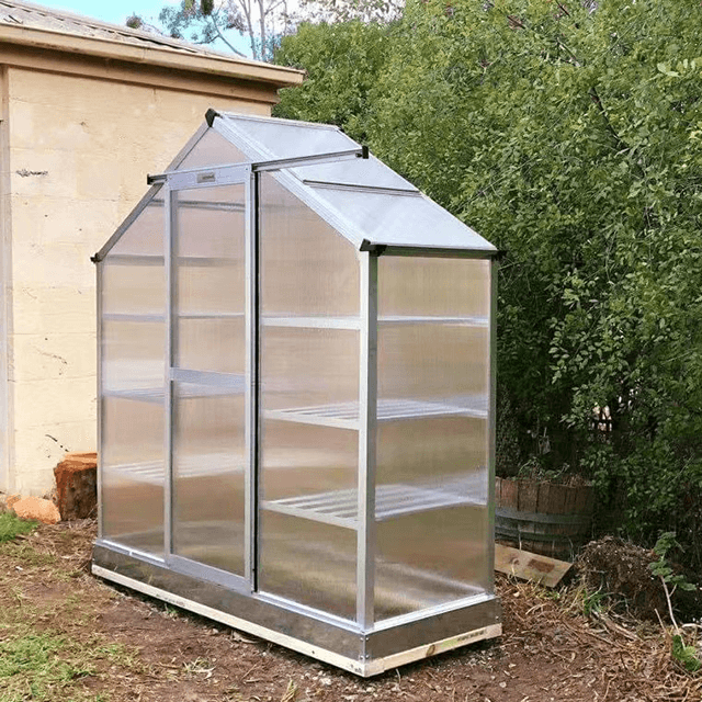 Small Hobby garden green house Garden Box with aluminium shelves (RDGA0602-6mm)