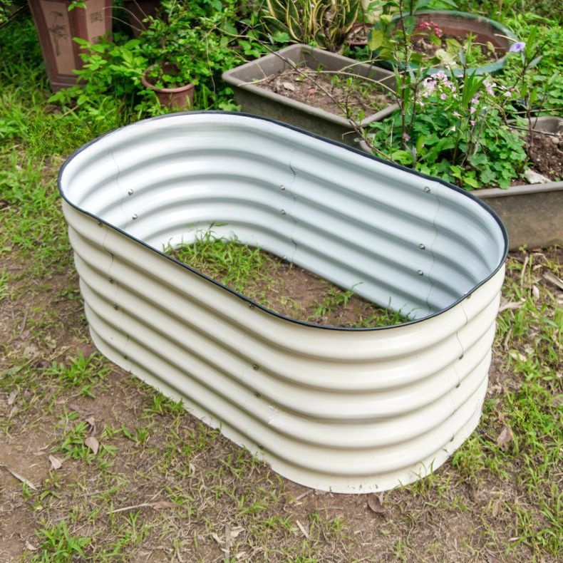 18′′ Tall DIY Raised Vegetable Beds Cement Block Raised Garden Bed Planter Rr609045