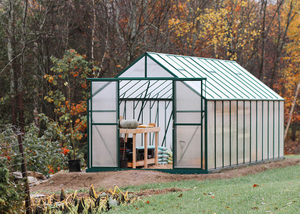 Fast Assembly Aluminium Greenhouse Waterproof Polycarbonate Garden Flower Green House